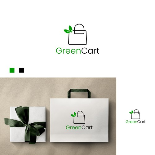 Logo design for the world's first green ecommerce platform! Design by Envy99