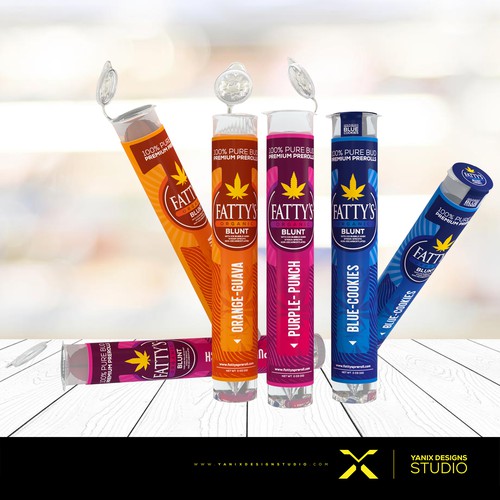 Custom Printed Pre Roll Tubes - Custom Cannabis Branding