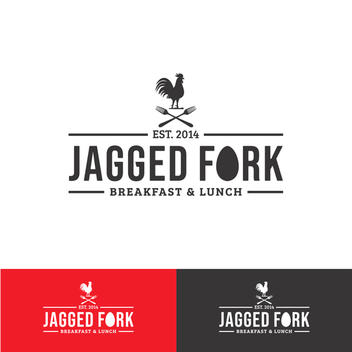 The Jagged Fork Design by crapit