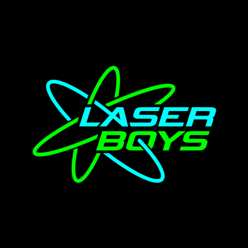 Upbeat logo design for laser-show hire/design company Design by guthe