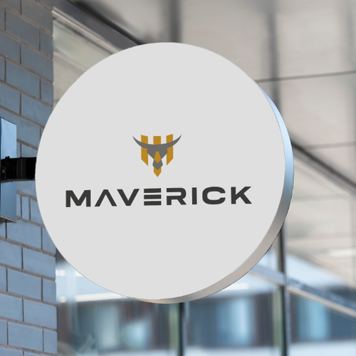 Need a modern abstract bull and M logo for our concrete construction company named Maverick. Design by A N S Y S O F T