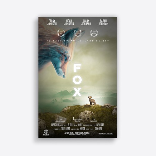 Life360 2023 Year of the Fox Poster Design by AVII.