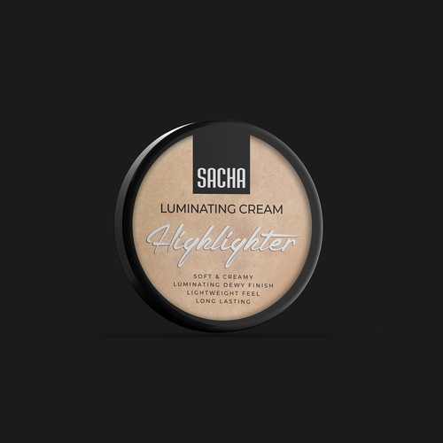 Sacha Luminating Cream Highlighter Design by Baba Gafarov