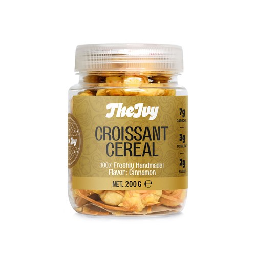 label designs for food (tiny croissant) Design by Pencil_afjalo