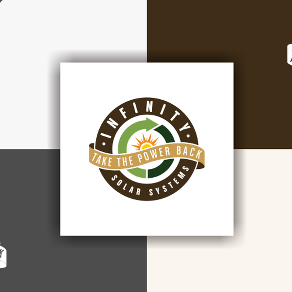 Design by rizky surya titled "Infinity Solar Systems"