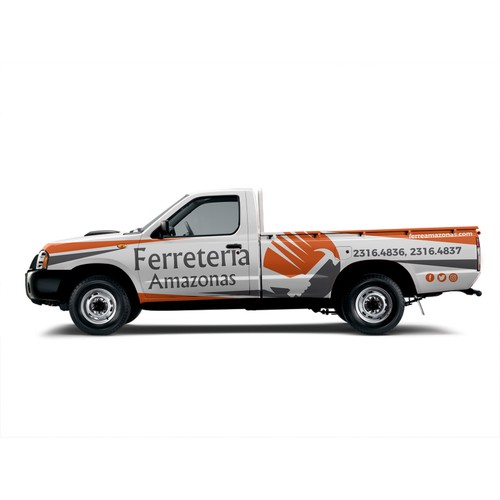 Car, truck or van wrap contest entry by Haris808