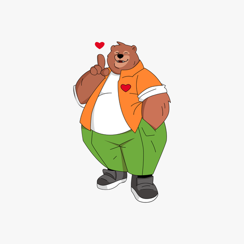 Yeah I know, another Bear design. But Let's make this one is special with Love. Diseño de do'ane simbok