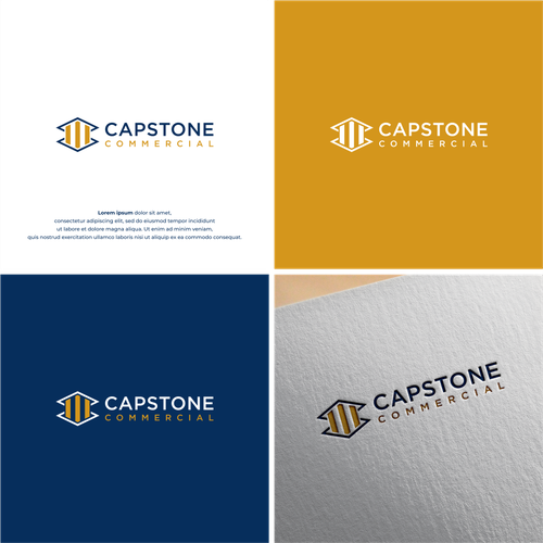 Simple, clean, professional commercial real estate logo Design by Eshaal ®