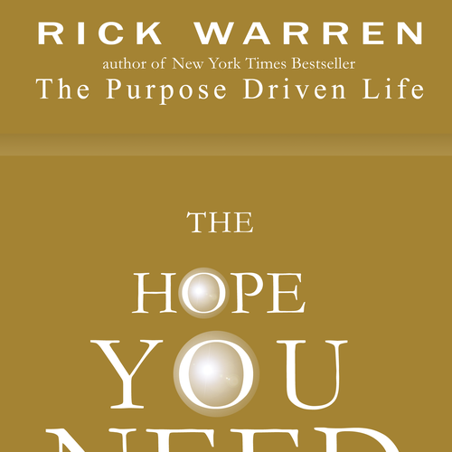 Design Rick Warren's New Book Cover Diseño de novaspace