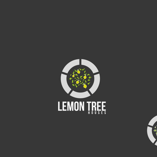 Lemon Tree Houses Logo Folegandros Island Resort in Greece! Design by puky