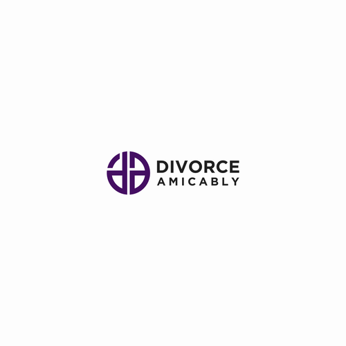 Logo for a new, healthy way for reasonable people to divorce Design von Gatot Kaca™