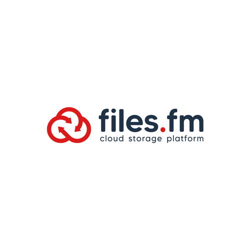 Files.fm logo and brand refresh for cloud storage platform Design by Diaveo