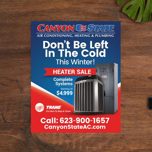 Newpaper Ad For Heating, Ventilation, and Air Conditioning (HVAC) Company - Wireframed and Ready! Design by STMRM