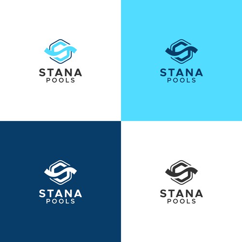 Pool Builder needs a Clean Logo Design by H A N A