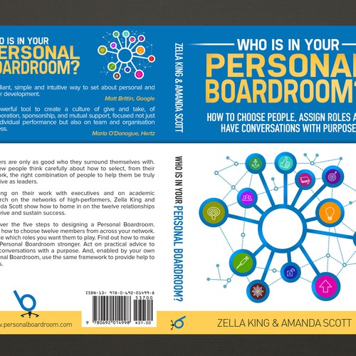 Design a book cover for "Who is in your Personal Boardroom?" Design by ArtSpark