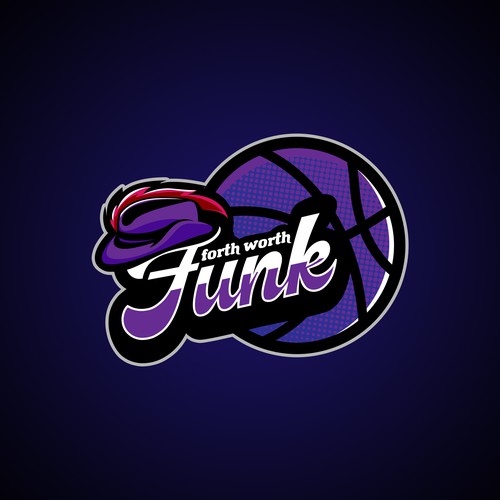 Basketball Logo for Team 'Fort Worth Funk' - Your Winning Logo Featured on Major Sports Network Design by TR photografix