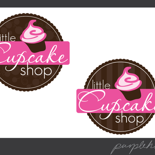 LOGO-  for  CUPCAKE  BAKERY Diseño de PurpleHorns