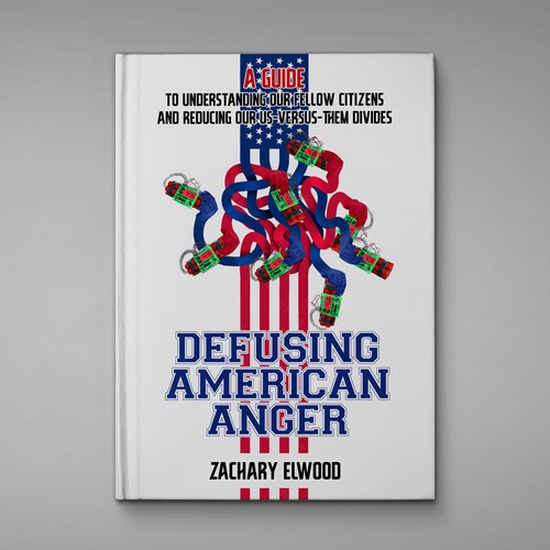 Cover for a book aimed at reducing American political anger Design by Pdot