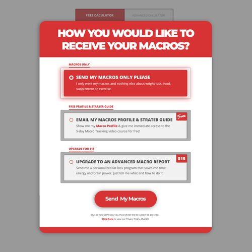 Landing page design contest entry by CreativeDezigner