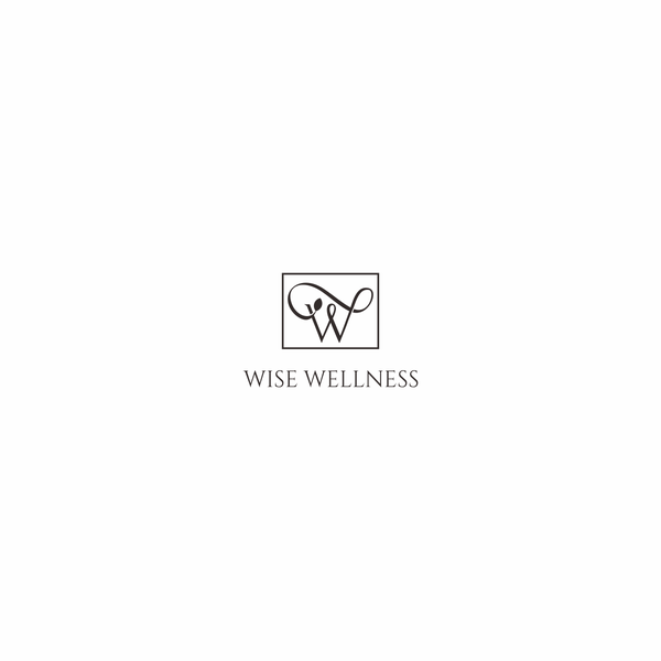 Wise Wellness – Luxury Monogram Logo Design