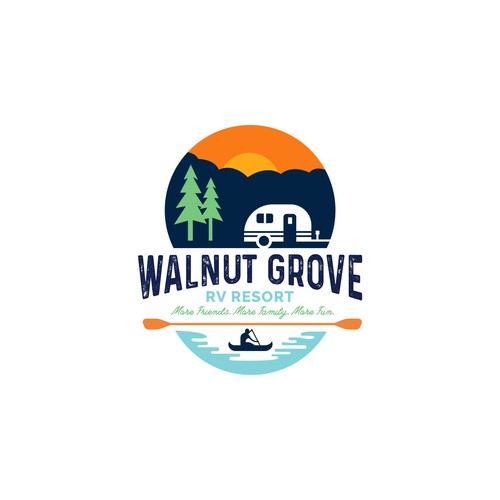 New Logo & Brand for a Fun Family Campground in Ohio, USA Design by keoart