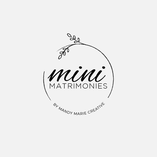 Mini Matrimonies Logo Needed For Micro Wedding Ceremonies! Design by mikropolka