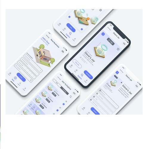 Jars App Design Design by Varvara Tsotsova
