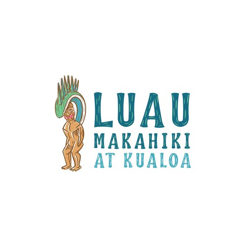 Hawaiian Luau Logo Design by Deebird