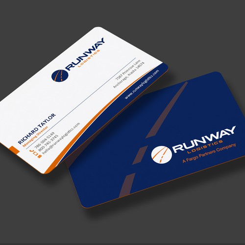 Design di Runway Logistics Business Card di chandrayaan.creative