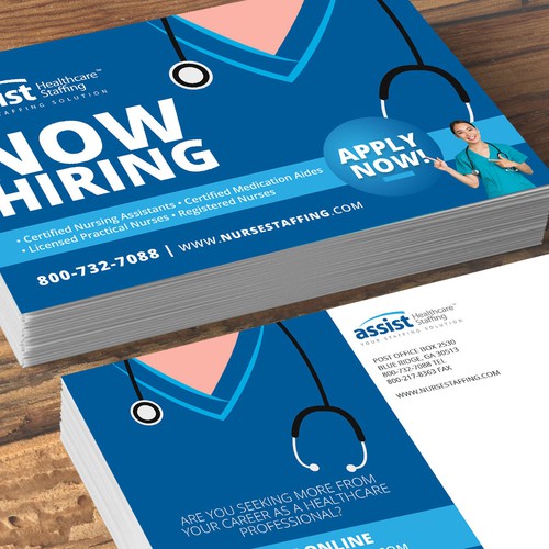 Redesign our Help Wanted Postcard! Design by Analyn26