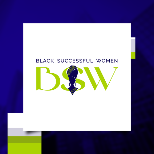 Upscale logo for the successful Black woman who wants to level up personally and professionally Design réalisé par dznWILD