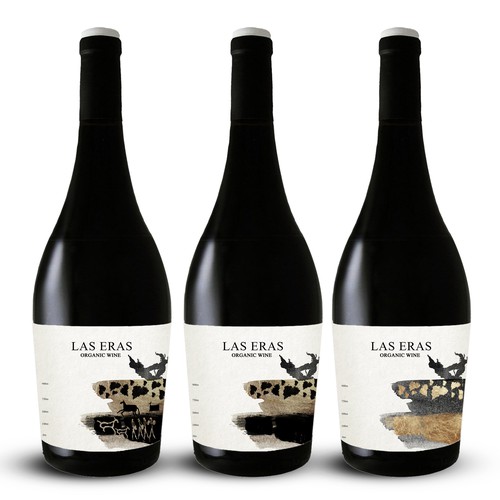 ORGANIC EXCLUSIVE WINE LABEL DESIGN - BODEGA CERRON Design by LanaD.