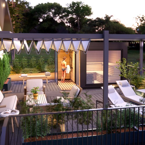 Ideation: Roof Top Terrace Design by D_MANN™