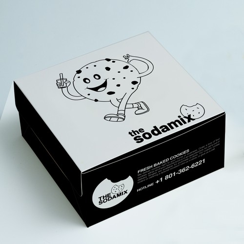 Single Cookie Box Design by Madushantha