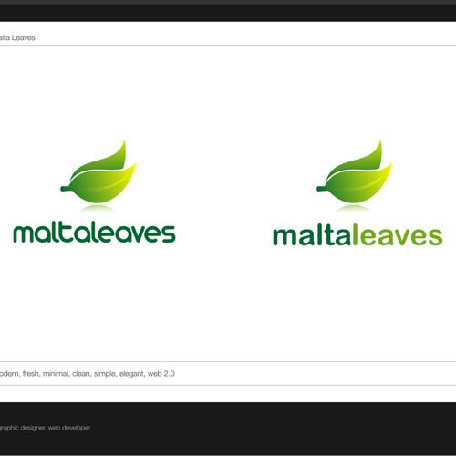 Design di Sleek, modern, fresh, minimal, web 2.0 style logo design  di ibiquo