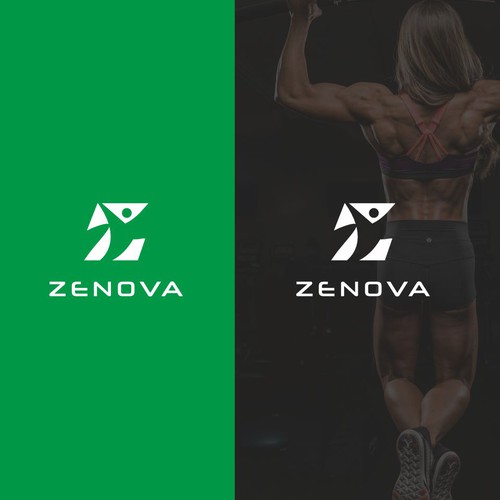 Zenova Logo: Revolutionary suite of health and wellness mobile apps Diseño de #JD™