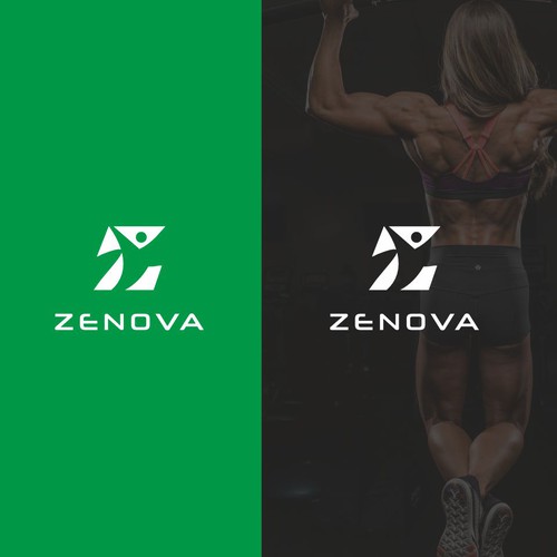 Zenova Logo: Revolutionary suite of health and wellness mobile apps Design by #JD™