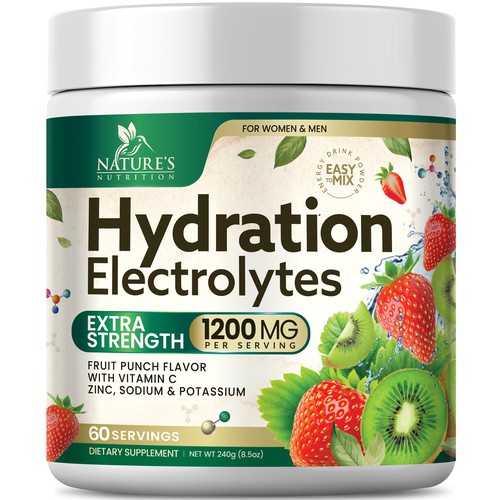 Hydration Electrolytes Design Needed for Nature's Nutrition Design by Black-Pepper