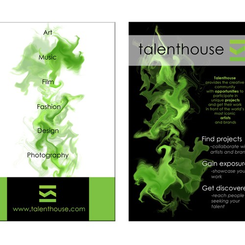 Designers: Get Creative! Flyer for Talenthouse... Design by 55bats