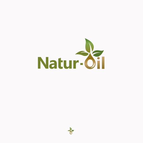 Logo representing bio based oil products. Design réalisé par Owlman Creatives