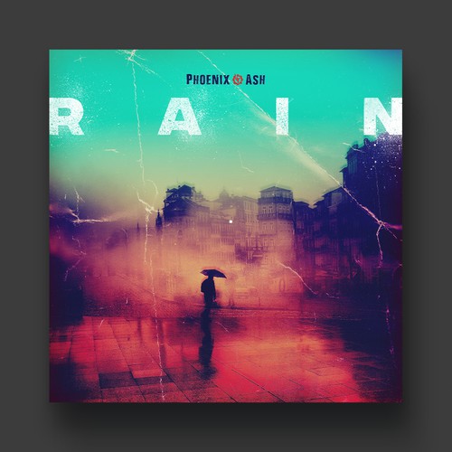 Design a cool album cover for a Japanese rock song Design by P I X 3 L