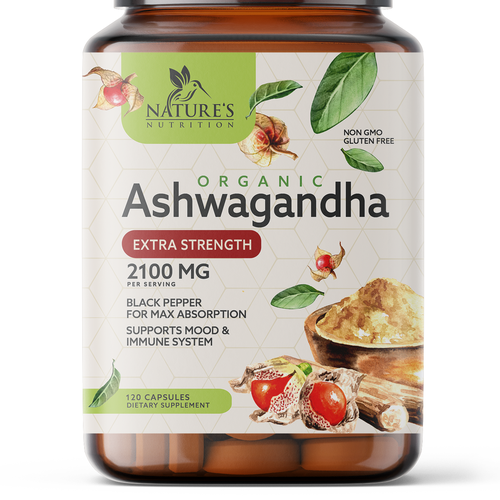 Ashwagandha Design Needed for Nature's Nutrition Design by artiss03