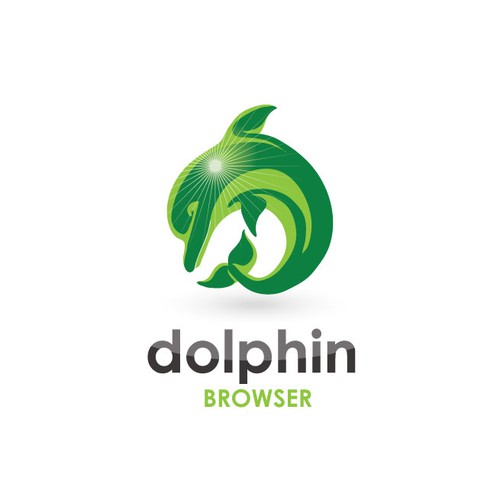 New logo for Dolphin Browser Design por kkatty