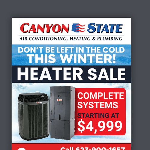 Newpaper Ad For Heating, Ventilation, and Air Conditioning (HVAC) Company - Wireframed and Ready! Design by GrApHiC cReAtIoN™