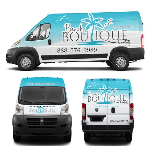 Vehicle Wrap Design for Boutique Vacation Property Rental Management Company on Anna Maria Island Design by Anugerah ilahi