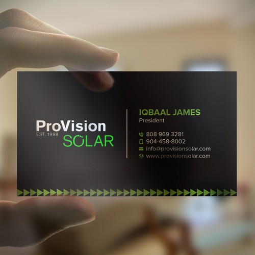 Solar Business Cards Design by Shila Rani Das