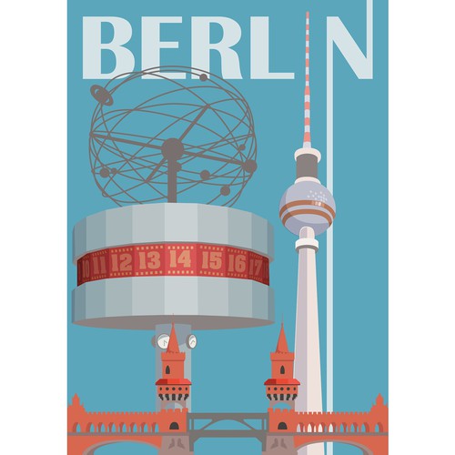 99designs Community Contest: Create a great poster for 99designs' new Berlin office (multiple winners) Design por Fancy Bee