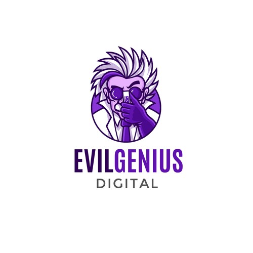 Design a badass logo for our digital marketing powerhouse -  Evil Genius Digital Design by DKG1111