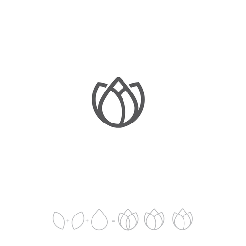 Design a aesthetic lotus logo for sophisticated apparel brand. Diseño de DnDesigner™