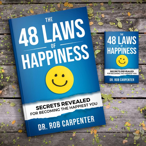 Design a fun and playful cover for a secrets to happiness book Design by Sam Arts Studio